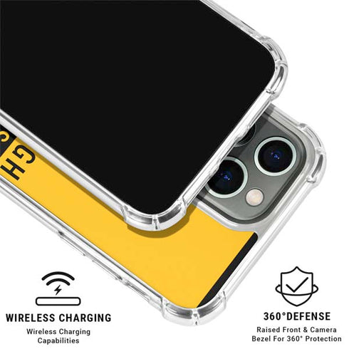 NFL Pittsburgh Steelers Yellow Performance Series iPhone 16 Pro Clear Case